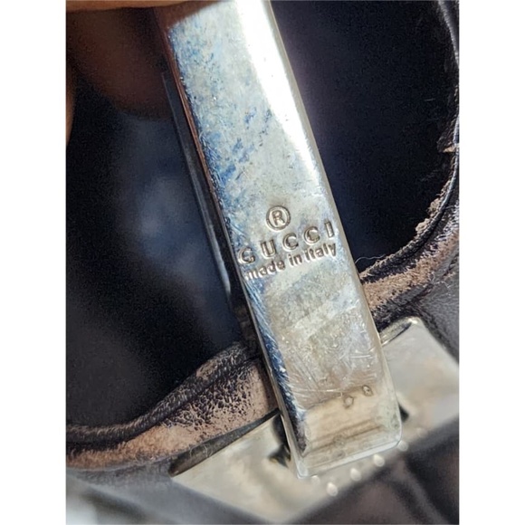 Authentic Gucci GG Nylon Shoulder Bag Black - Picture 9 of 11